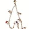 Bracelet femme, chaîne argent 925 et breloques sertis zirconium – Image 2