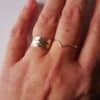 Bague simple en argent massif, taille 52 – Image 3