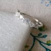 57 Bague en argent sterling et zirconiums couleur blanche, alliance, bague de fiançailles en argent 925 – Image 3