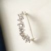 57 Bague en argent sterling et zirconiums couleur blanche, alliance, bague de fiançailles en argent 925 – Image 5